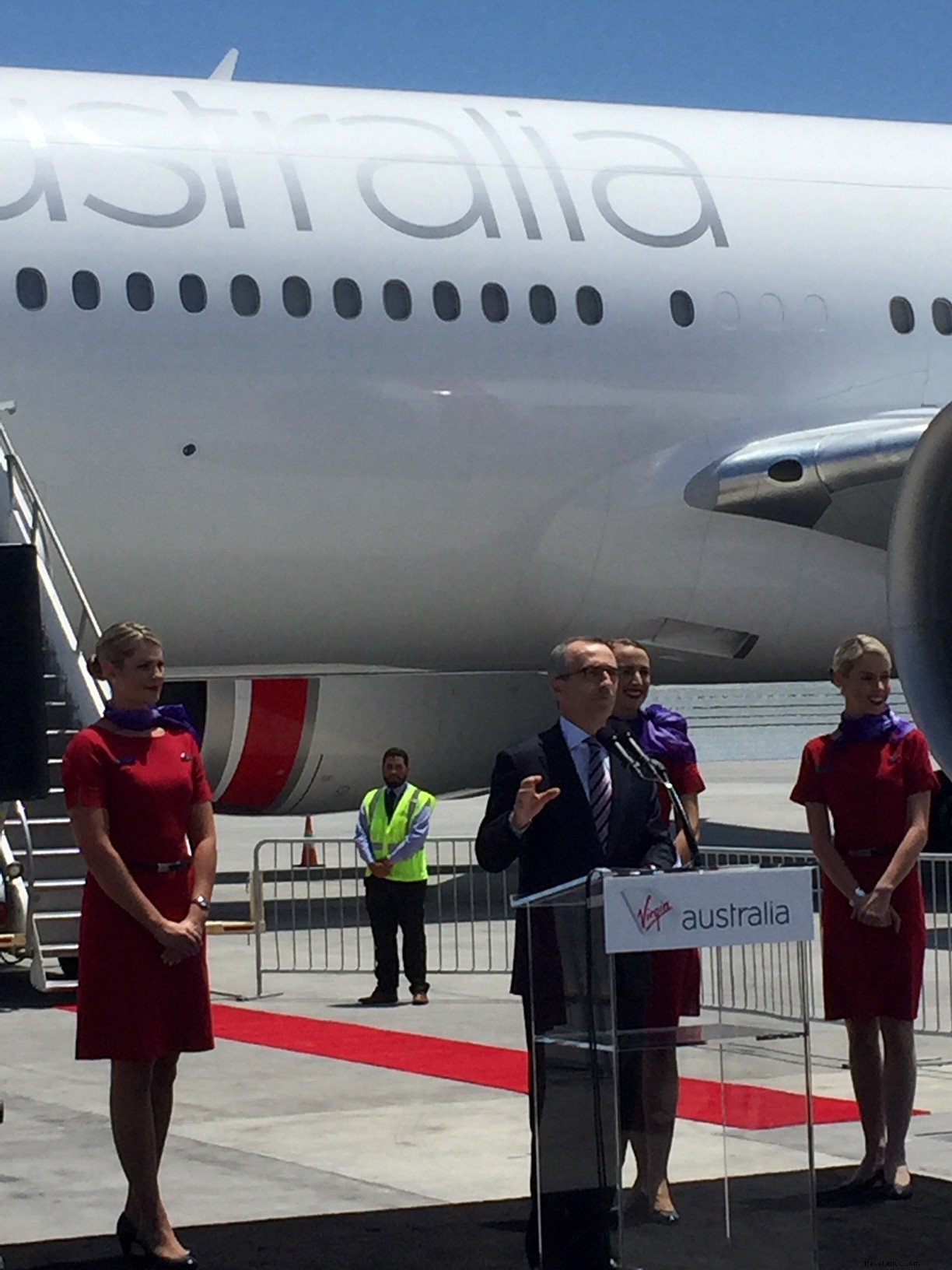 Espreitadela exclusiva:estreia na classe executiva internacional da Virgin Australia 